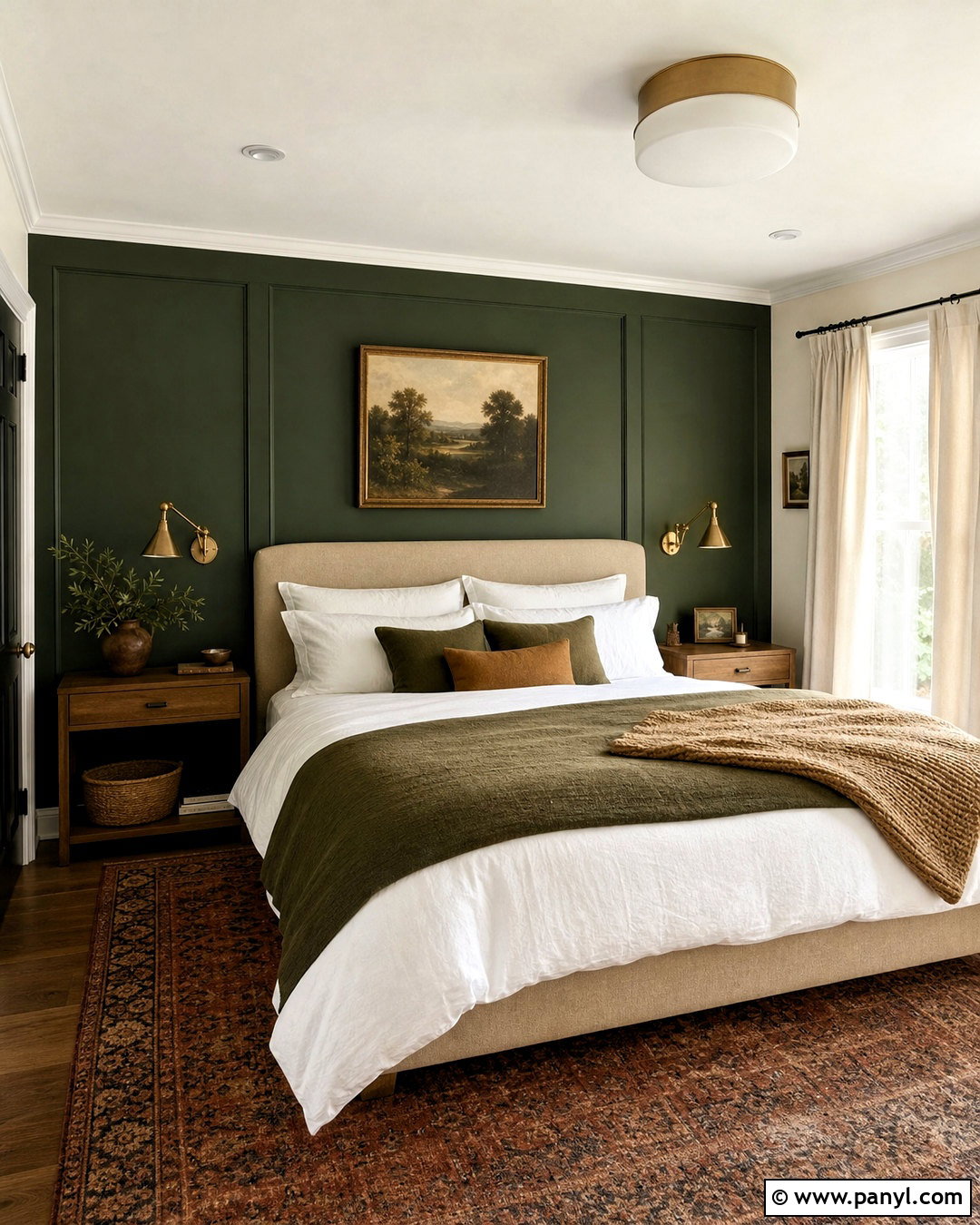 Forest Green Bedroom Wall - 20 green wall interior design ideas