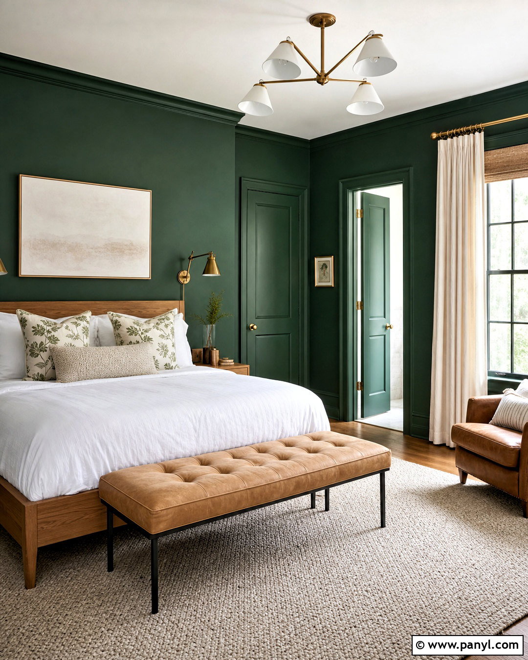 Forest Green Bedroom Wall Color - 20 room wall colors bedrooms