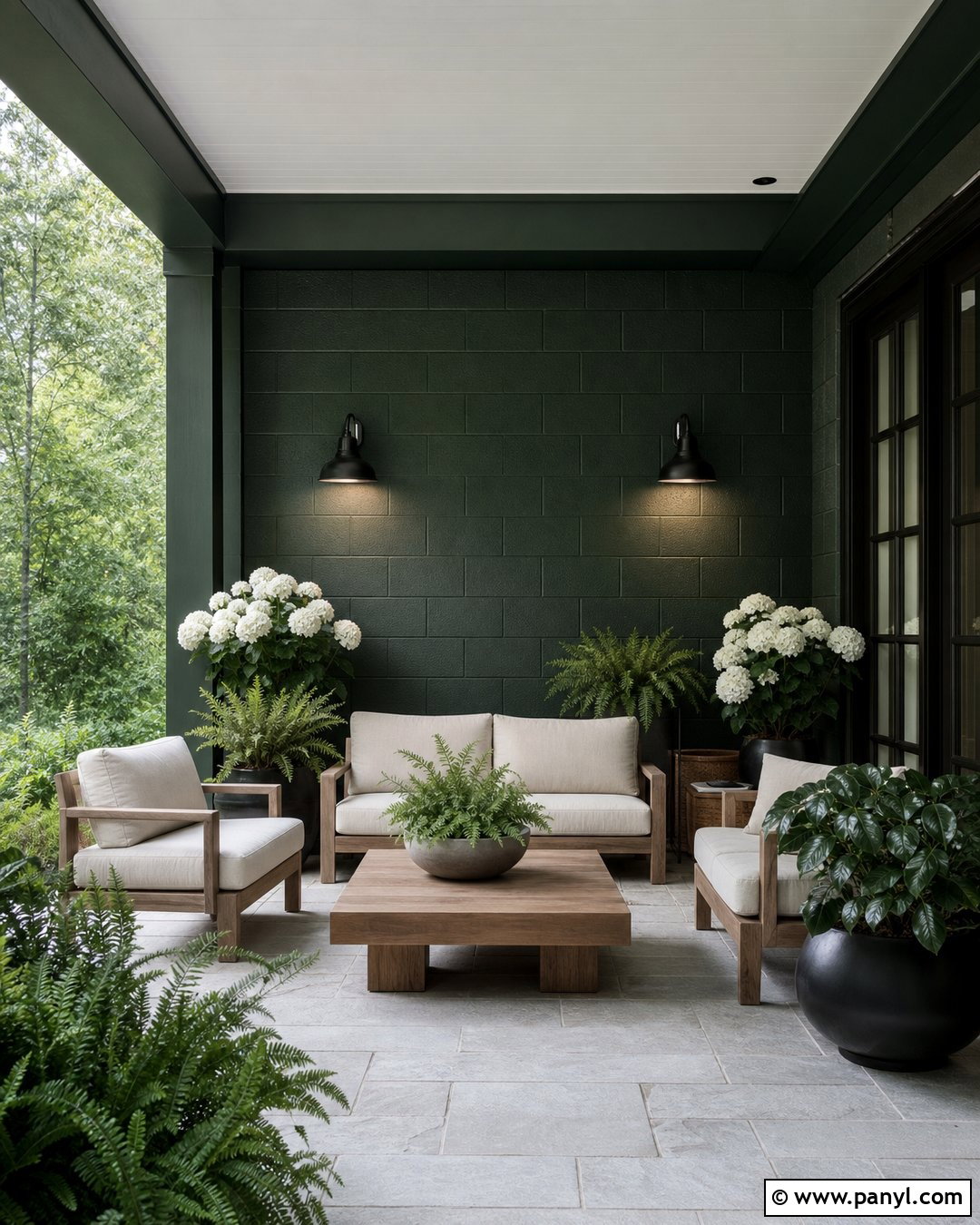 Forest Green Cinder Block Wall - 20 Cinder Block Wall Colors