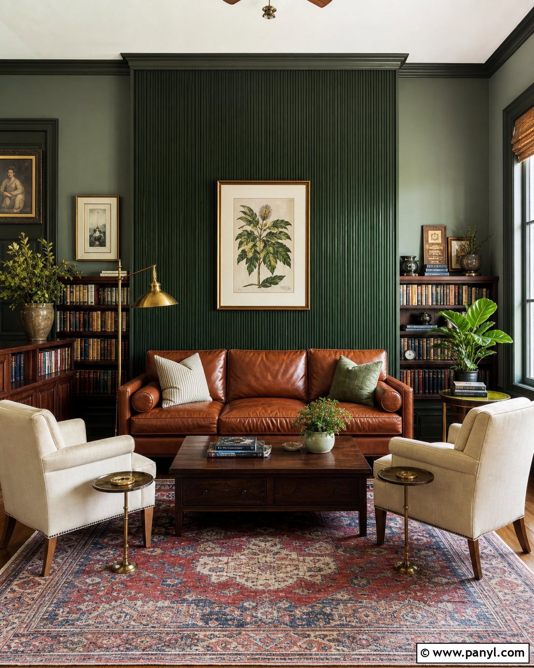 Forest Green Combed Wall Texture - 50 wall colour texture ideas
