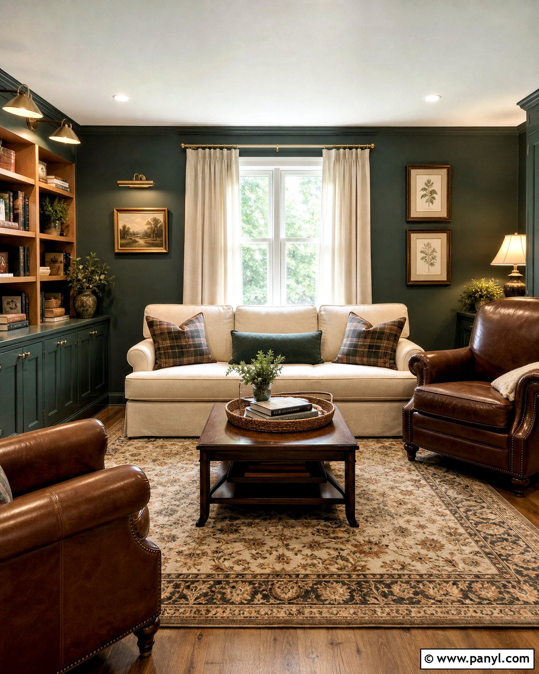 Forest Green Dark Basement - 20 dark basement paint colors