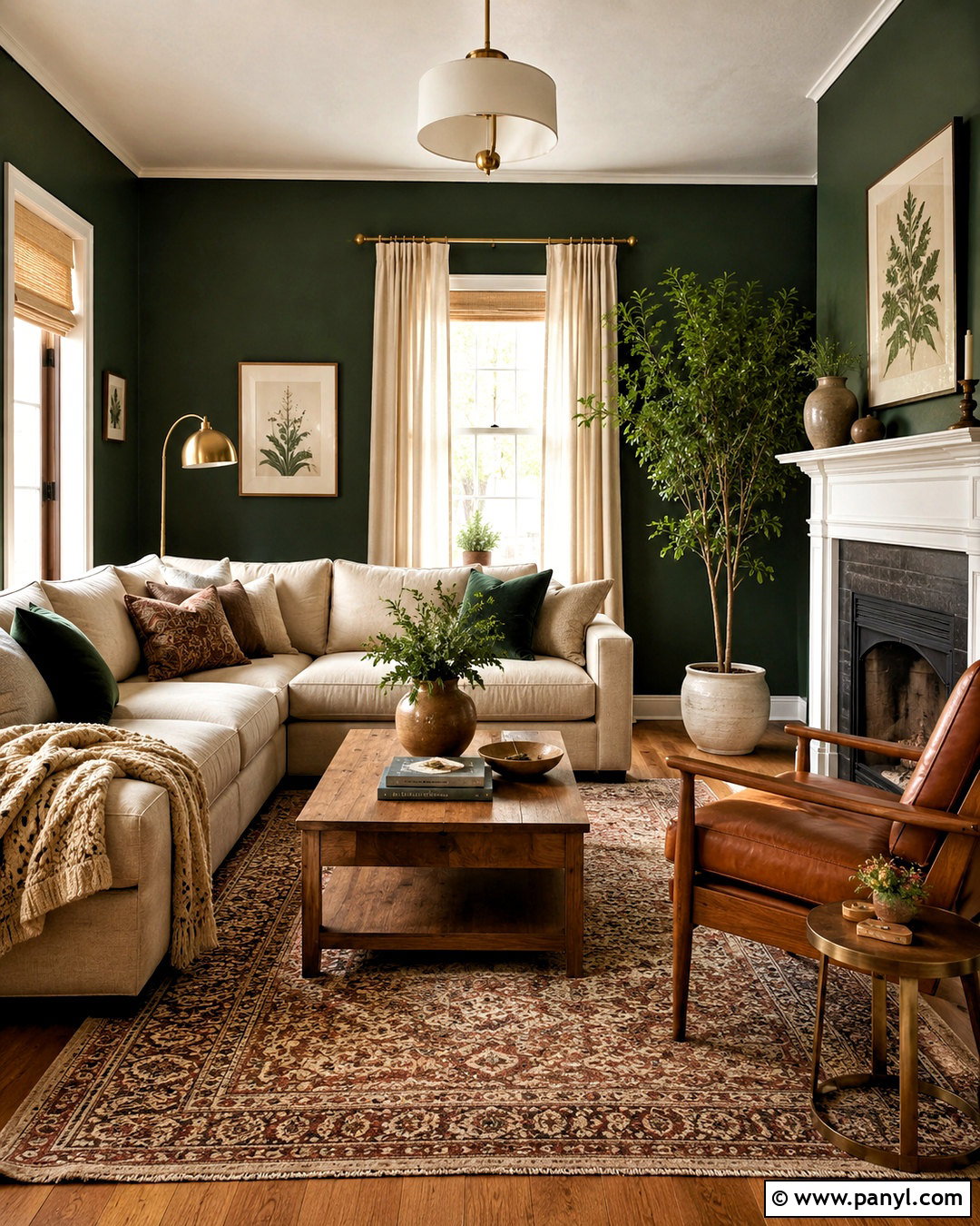 20 Dark Wall Living Room Ideas for a Cozy, Dramatic Space
