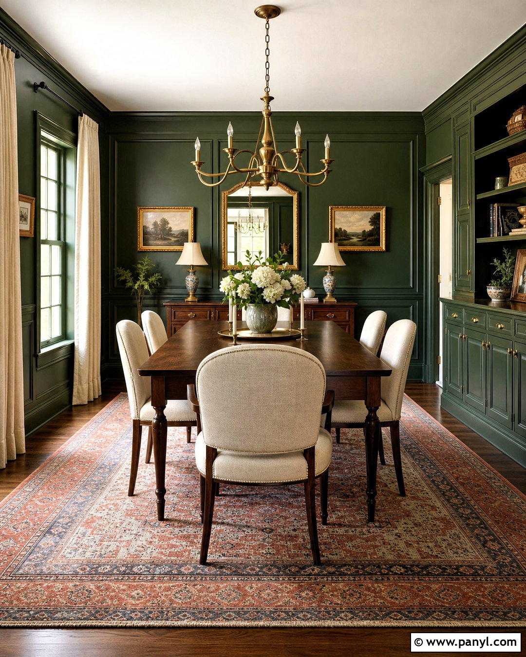 20 Green Interior Paint Ideas for a Calm, Cohesive Home