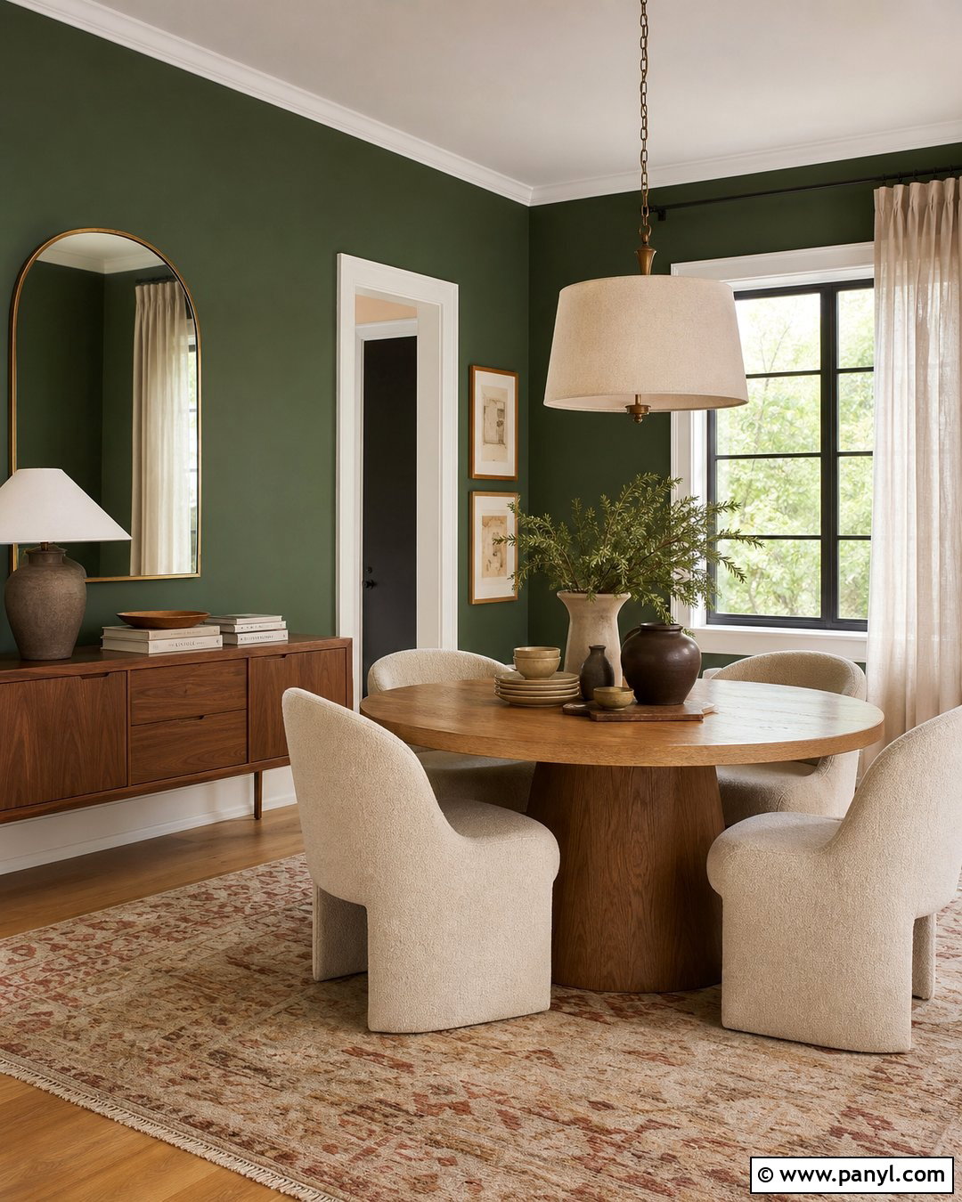 Forest Green Dining Room Walls - 25 Forest Green Wall Color Ideas
