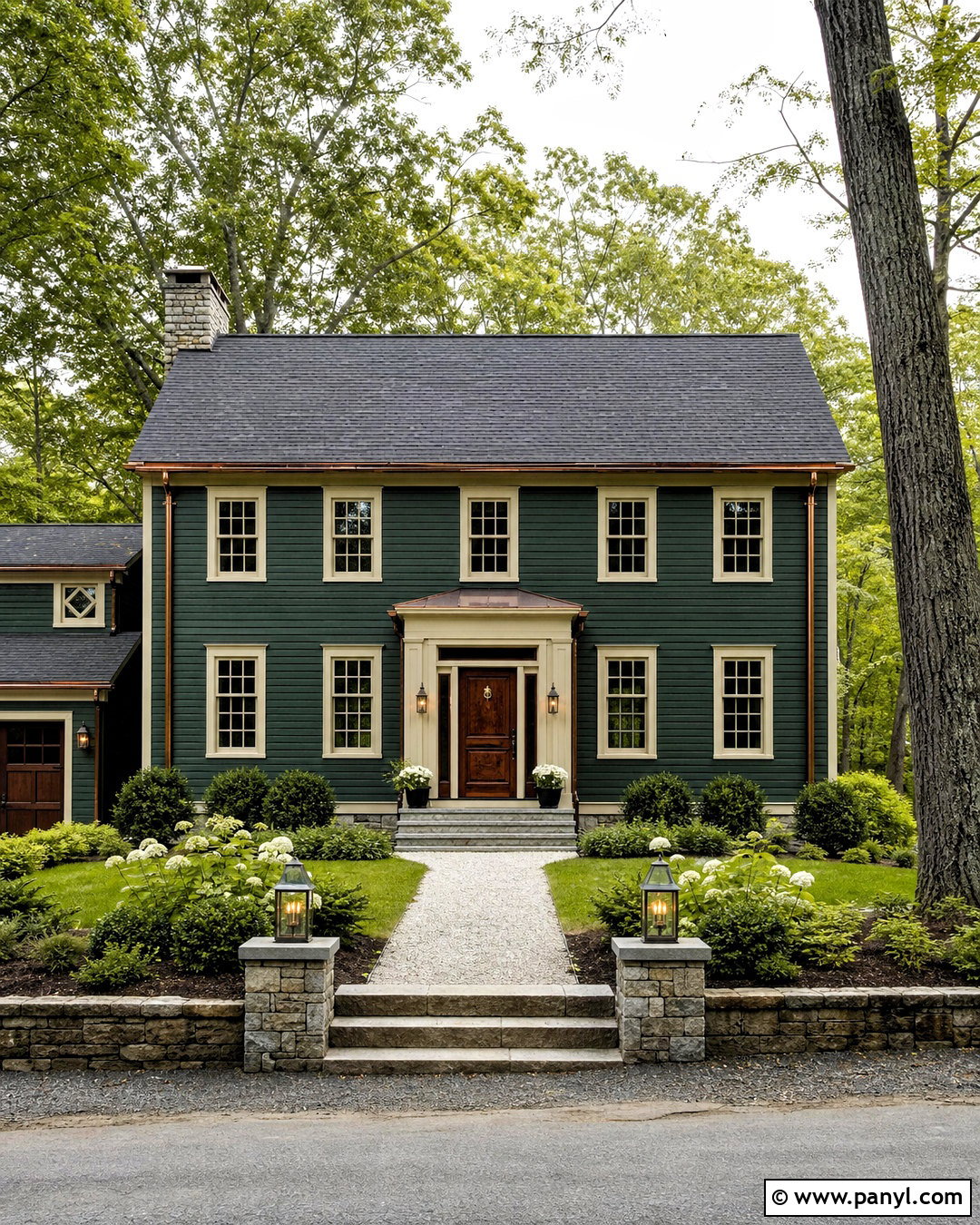 Forest Green Exterior House Paint - 20 external house paint colors
