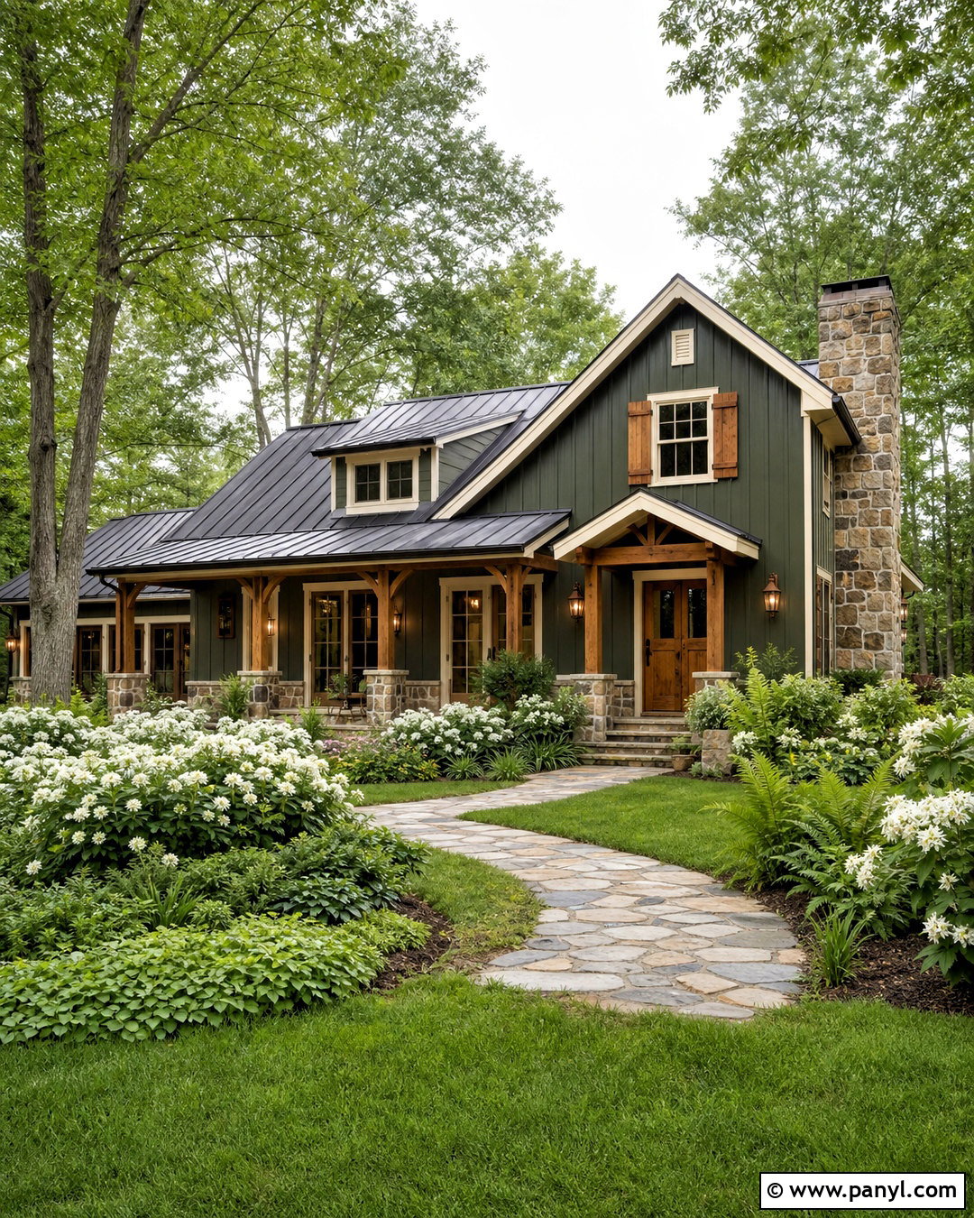 Forest Green Farmhouse Exterior - 20 exterior farmhouse paint colors