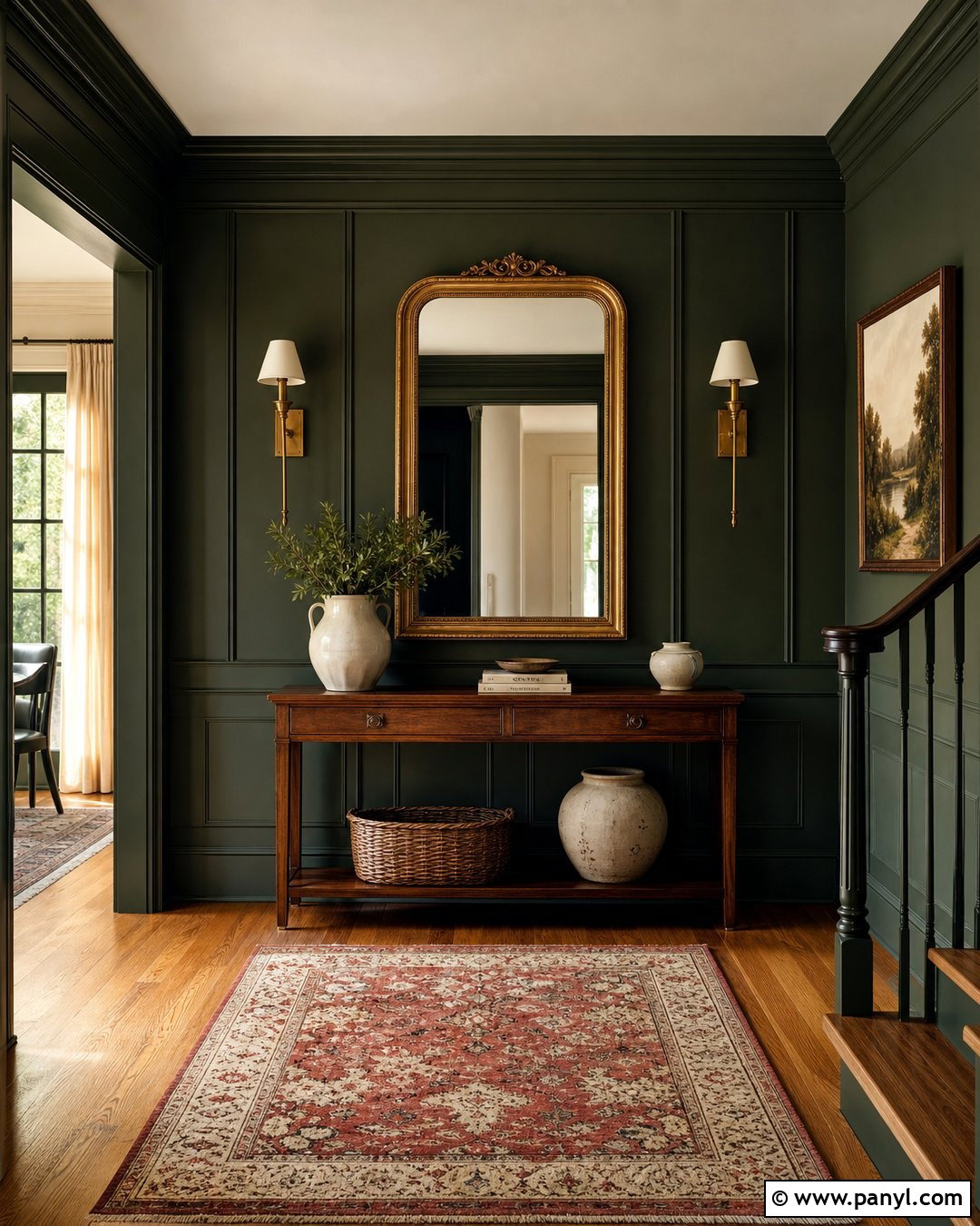 Forest Green Foyer - 20 Best Foyer Colors