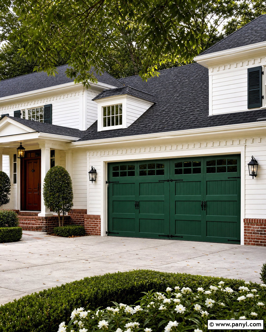 Forest Green Garage Door - 20 garage door paint colors