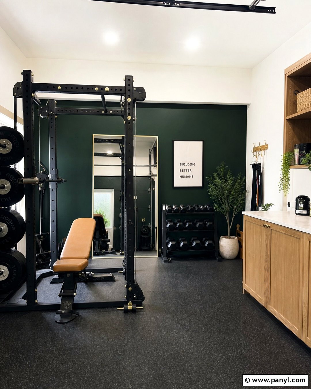 Forest Green Garage Gym Walls - 20 Garage Gym Wall Color Ideas