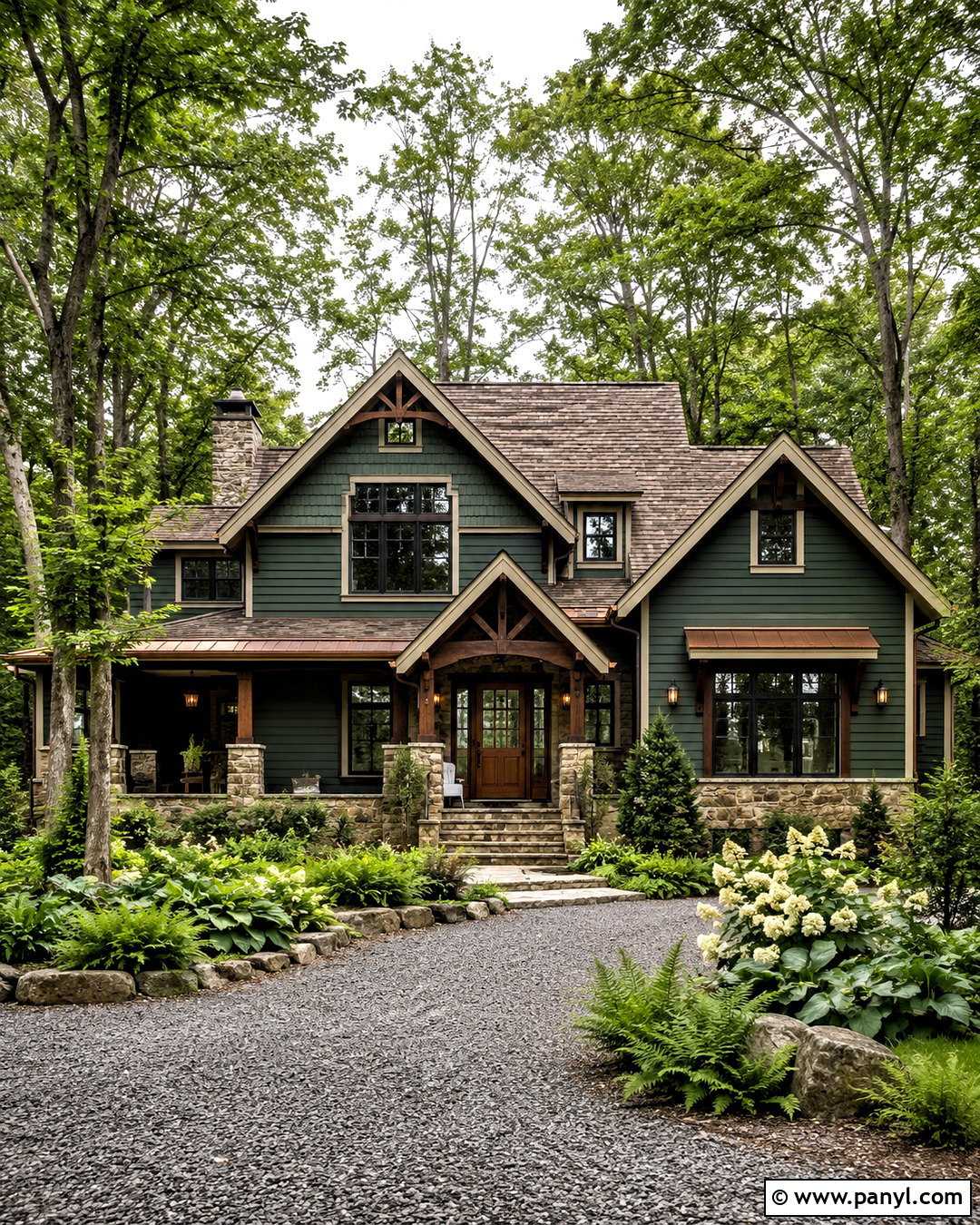 Forest Green House Exterior - 20 outer colour of house ideas