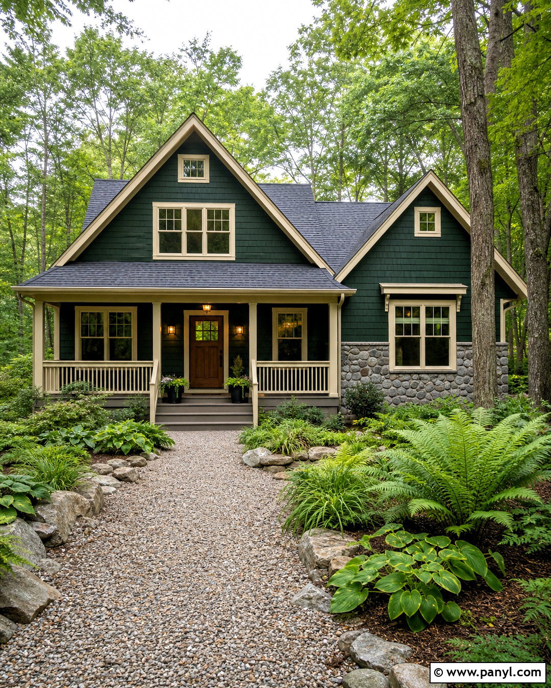 Forest Green House Exterior - 20 house outdoor paint colors