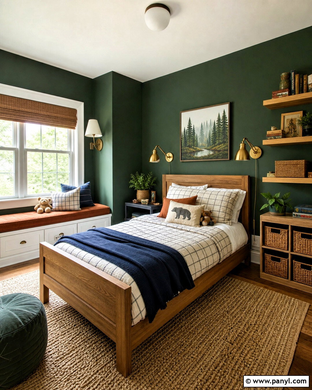 Forest Green Kids Room - 20 kids room paint colors