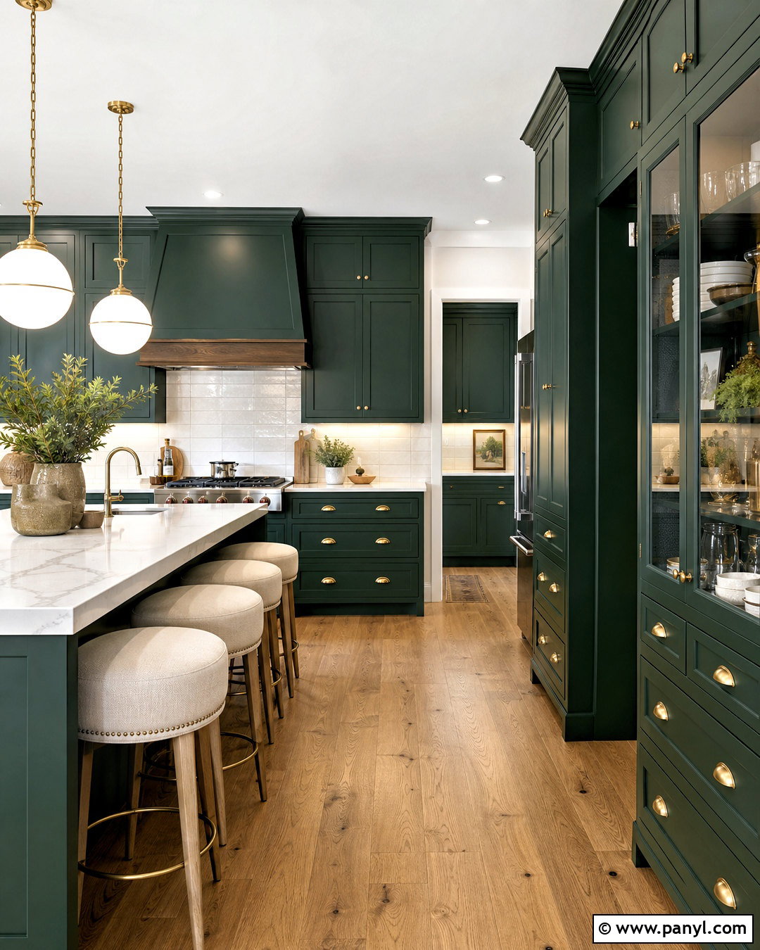 Forest Green Kitchen Cabinets - 20 kitchen cabinet color ideas