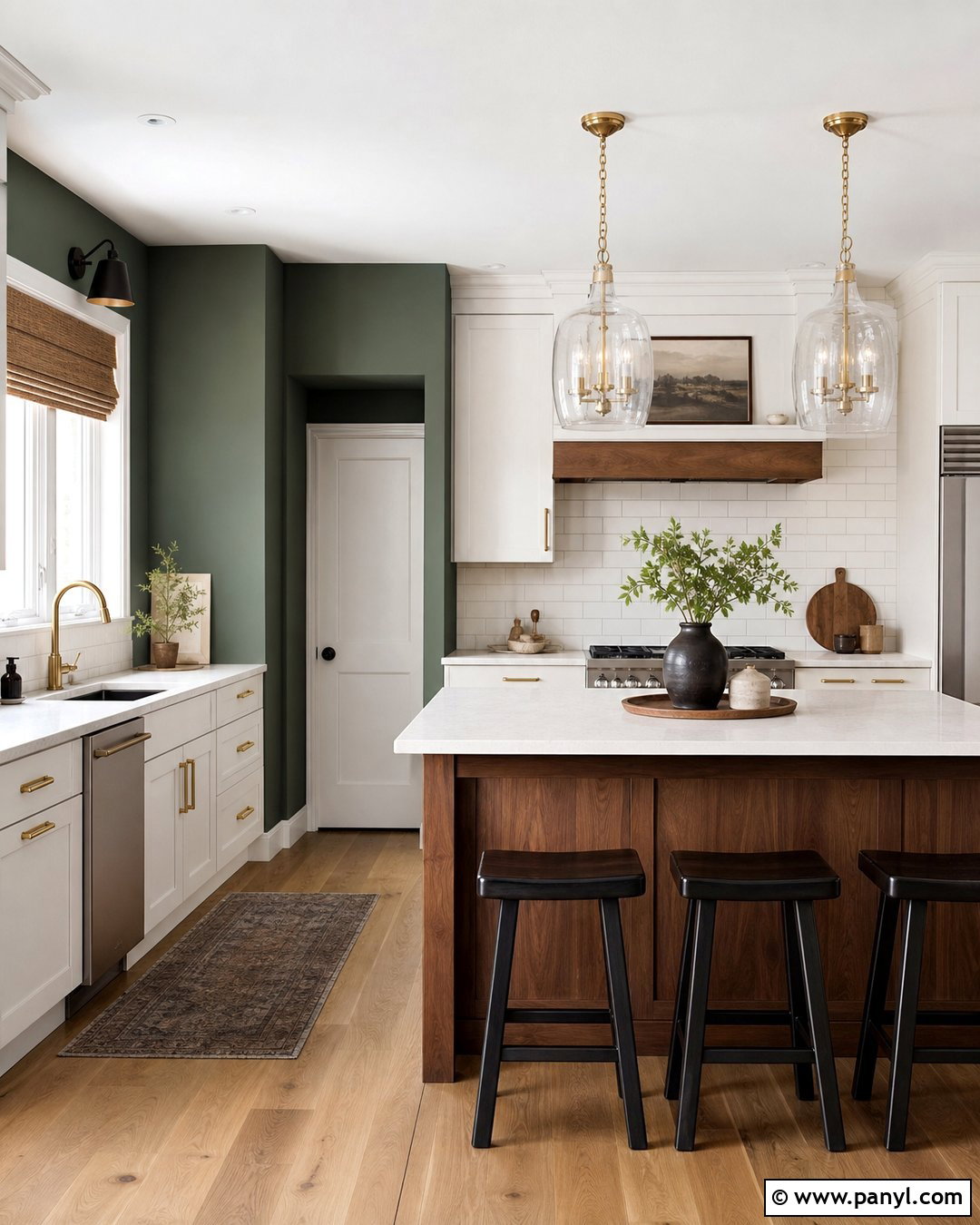 Forest Green Kitchen Walls - 25 Forest Green Wall Color Ideas