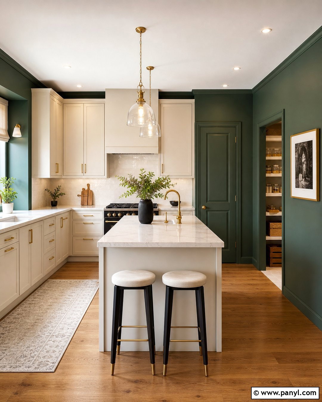 Forest Green Kitchen Walls - 35 Kitchen Color Ideas For Walls
