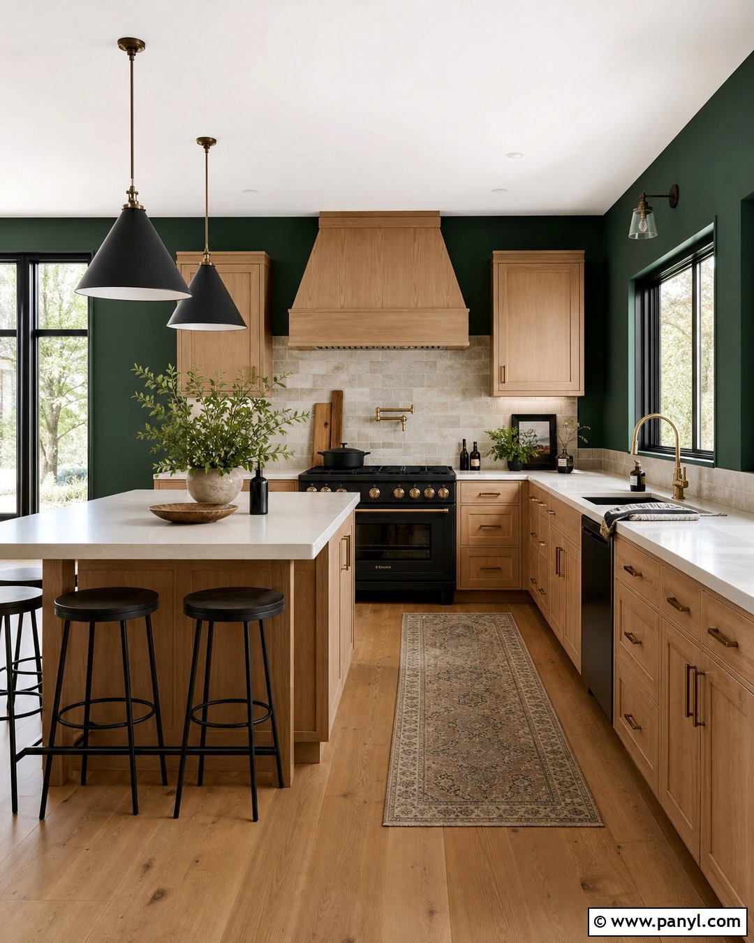 Forest Green Kitchen Walls - 35 Paint Colors For Kitchen Walls