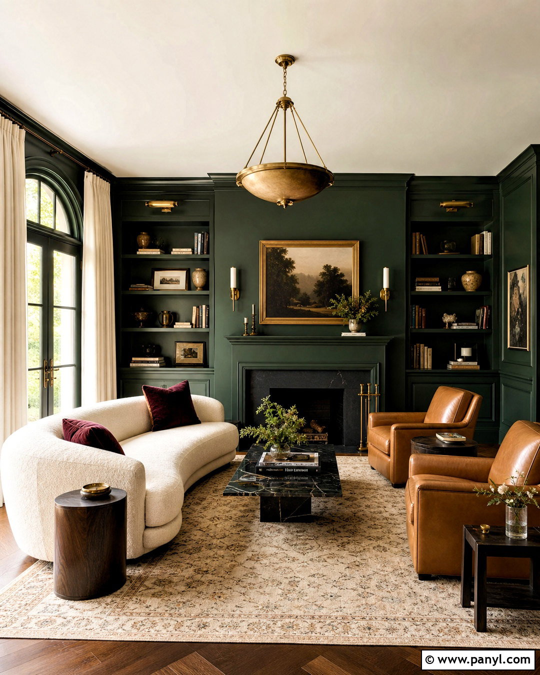 Forest Green Living Room Paint - 20 indoor paint colors living room ideas