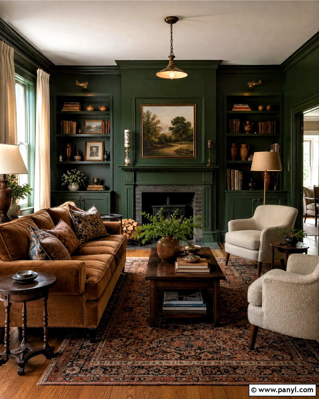 Forest Green Living Room Paint - 20 living paint color ideas
