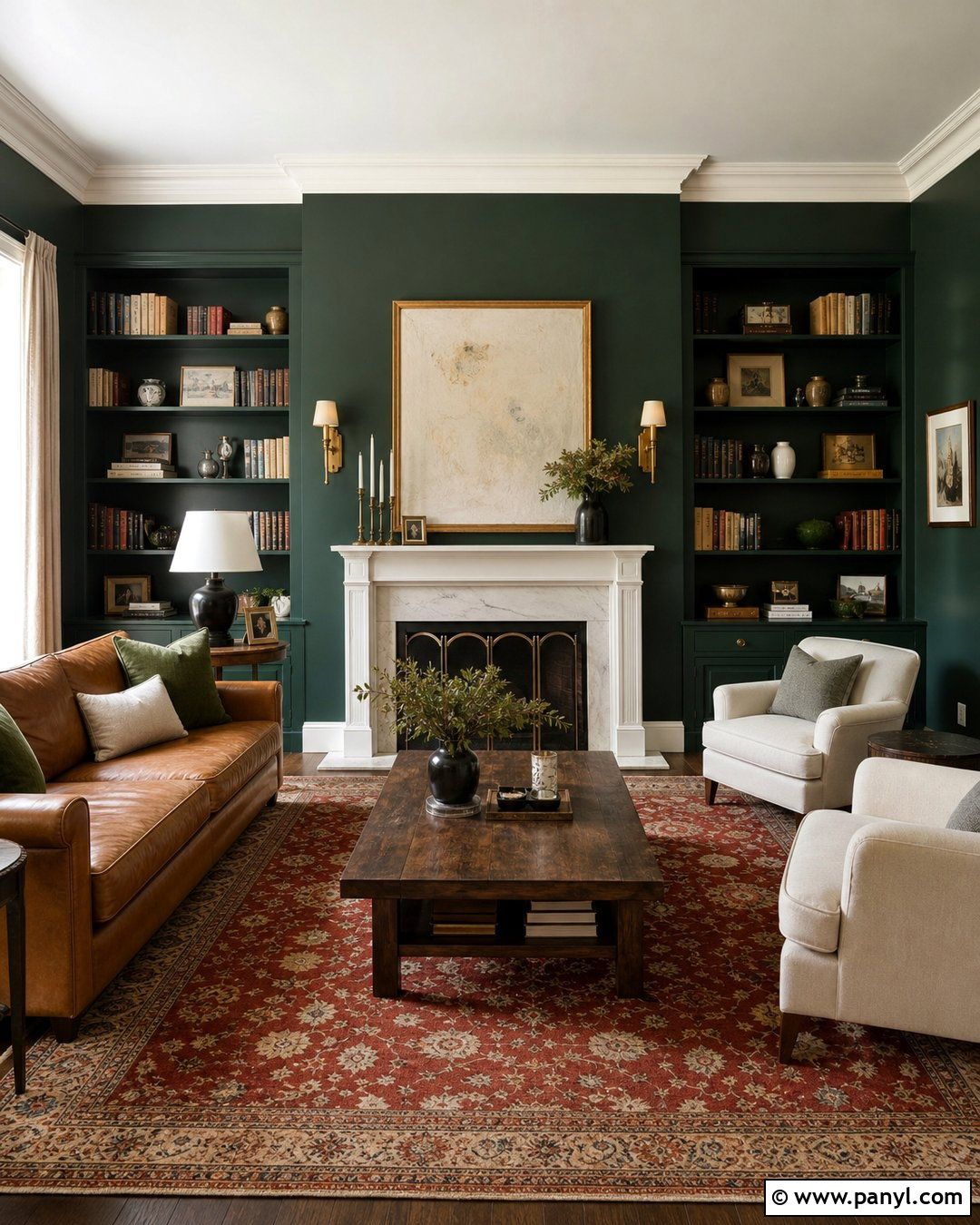 Forest Green Living Room Wall Paint - 20 Best Wall Paint Colors For Living Room Ideas