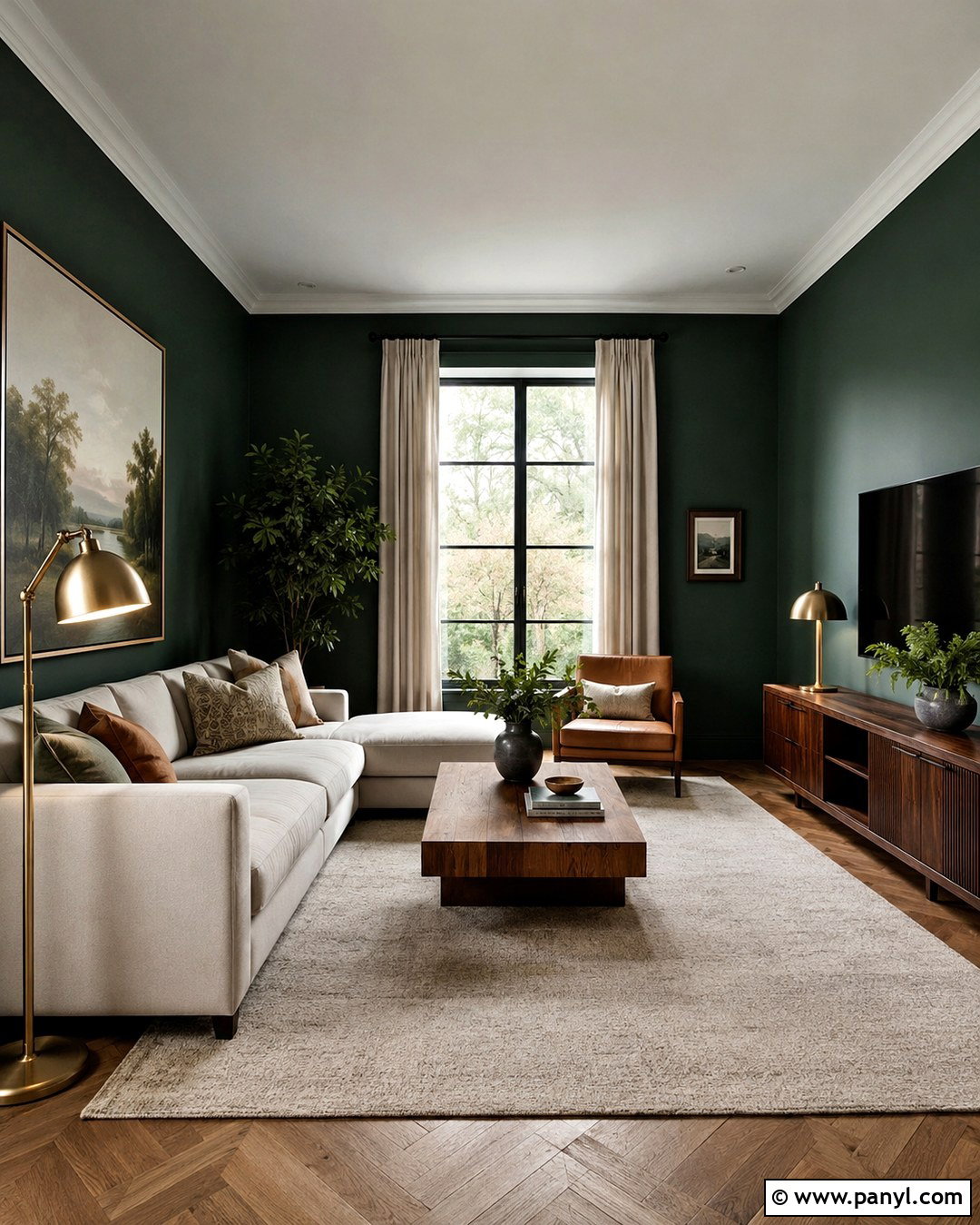 Forest Green Living Room Walls - 20 Green Walls In House Ideas