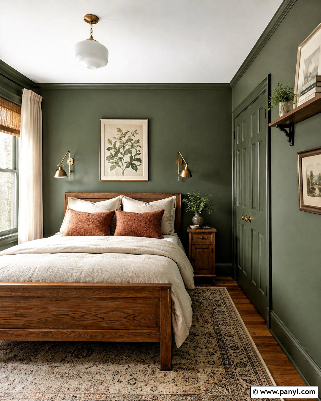 Forest Green Paint for Small Bedrooms - 20 paint colors for small bedrooms