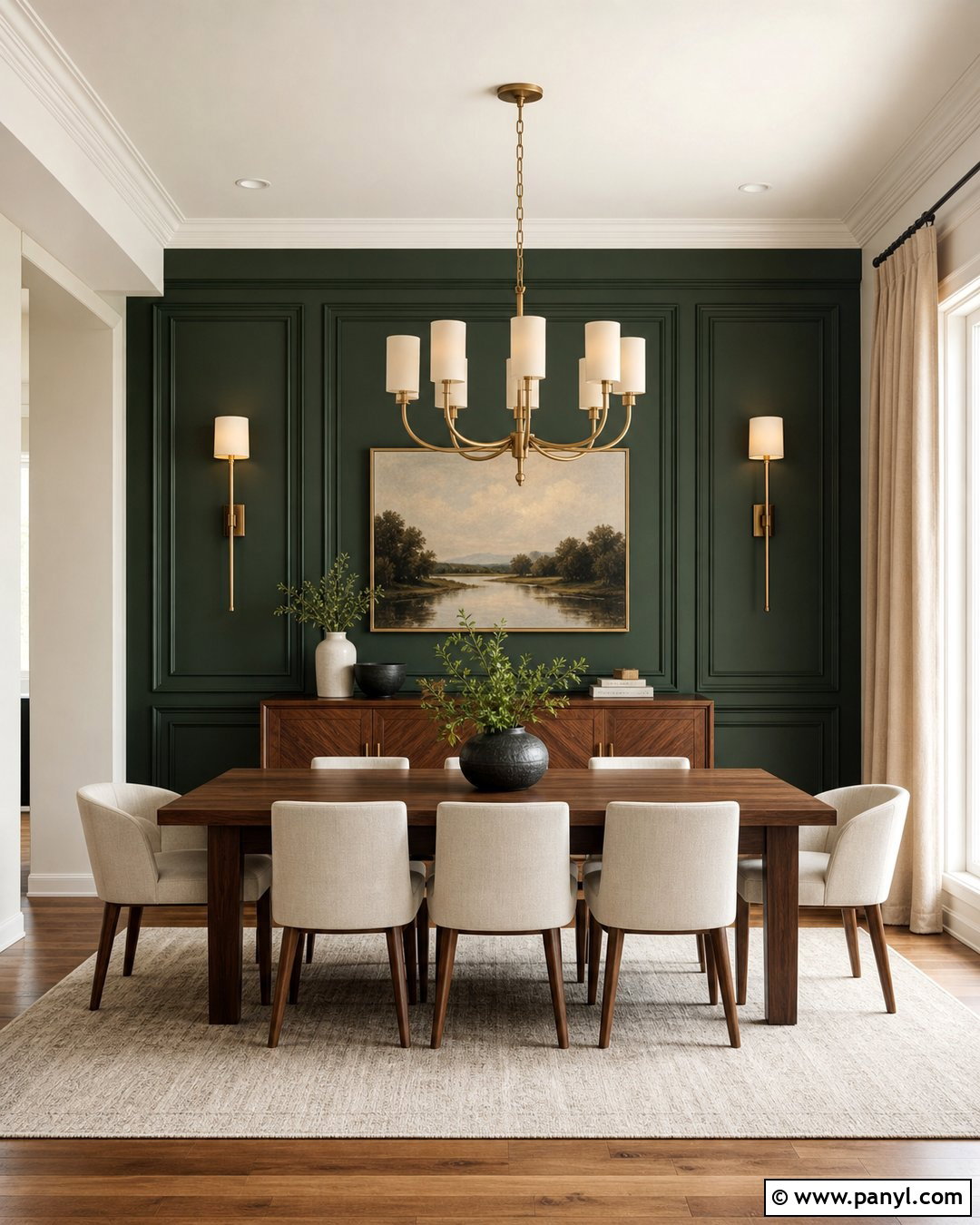 35 Forest Green Accent Wall Ideas for a Cozy, Refined Home