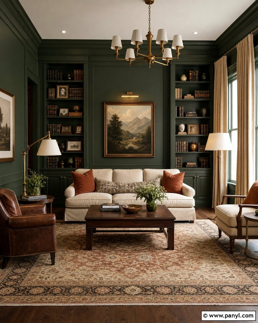 Forest Green Room Walls - 35 Aesthetic Room Wall Color Ideas