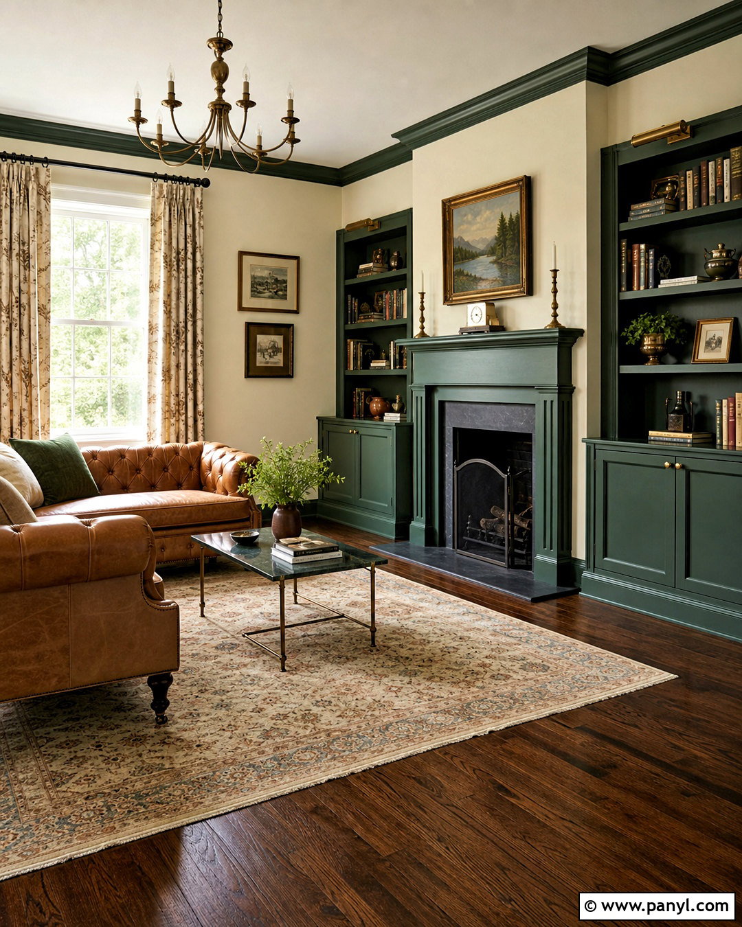 Forest Green Skirting Boards With Cream Walls - 20 skirting board ideas colour ideas