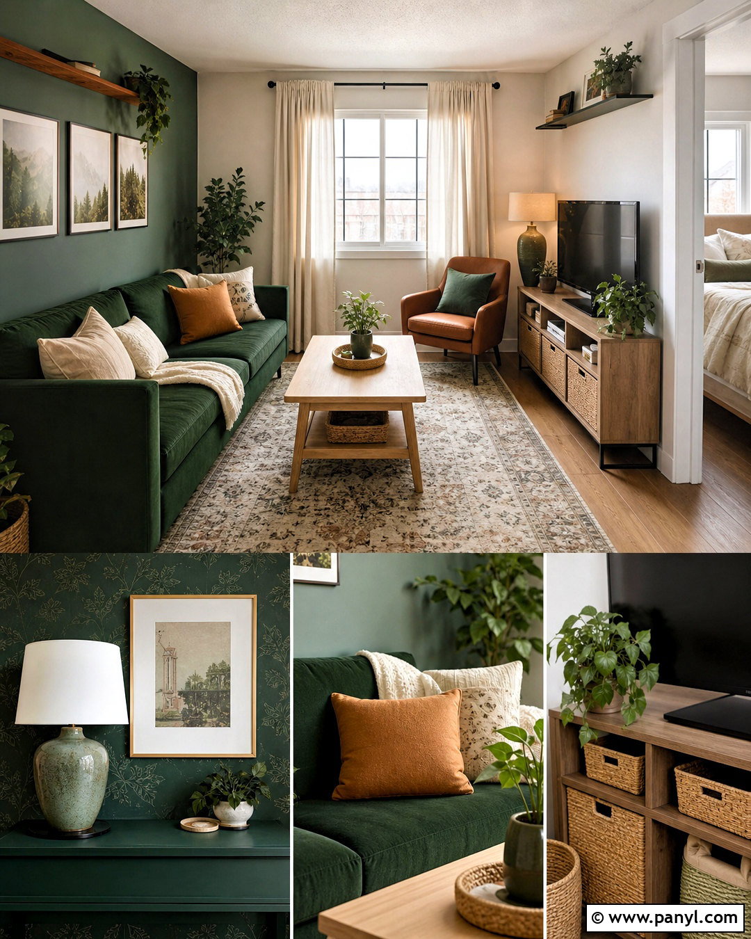Forest Green Small Apartment Decor - 20 forest green decor ideas