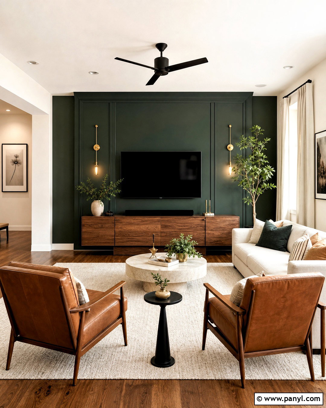 20 TV Wall Color Ideas Living Room Ideas for a Fresh Modern Look