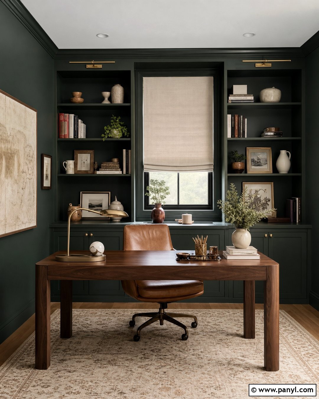 Forest Green Wall Color - 20 Best Wall Color For Dark Room Ideas