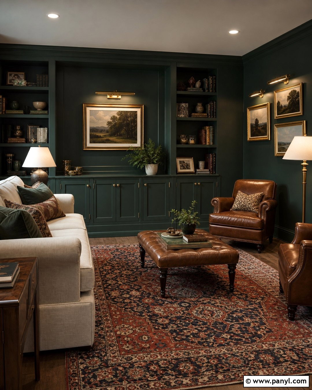 Forest Green Wall Color - 35 Cozy Wall Colors