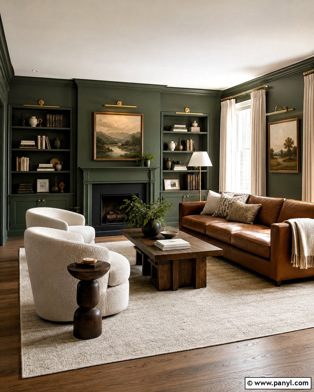 Forest Green Wall Color - 40 Aesthetic Wall Colour Ideas