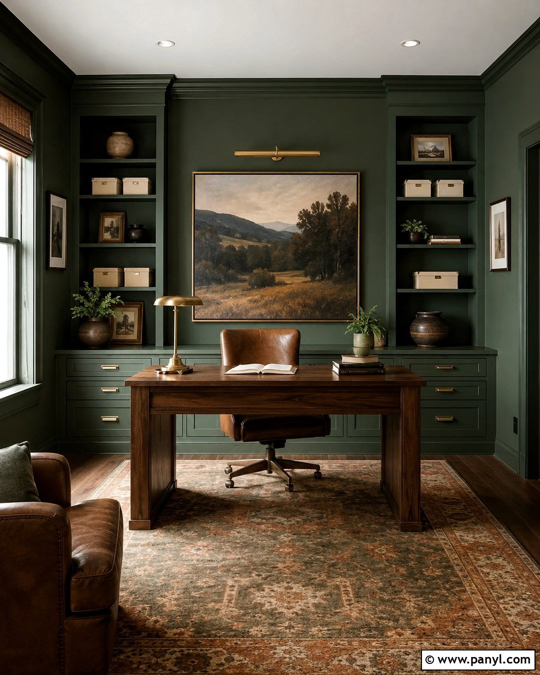 Forest Green Wall Color - 20 Small Home Wall Colors