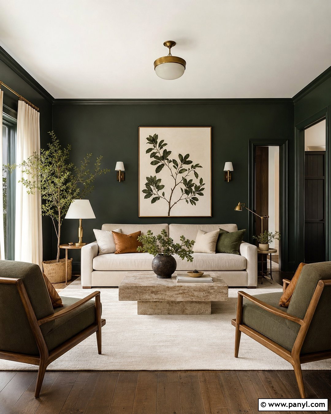 Forest Green Wall Paint - 30 Modern Wall Paint Ideas