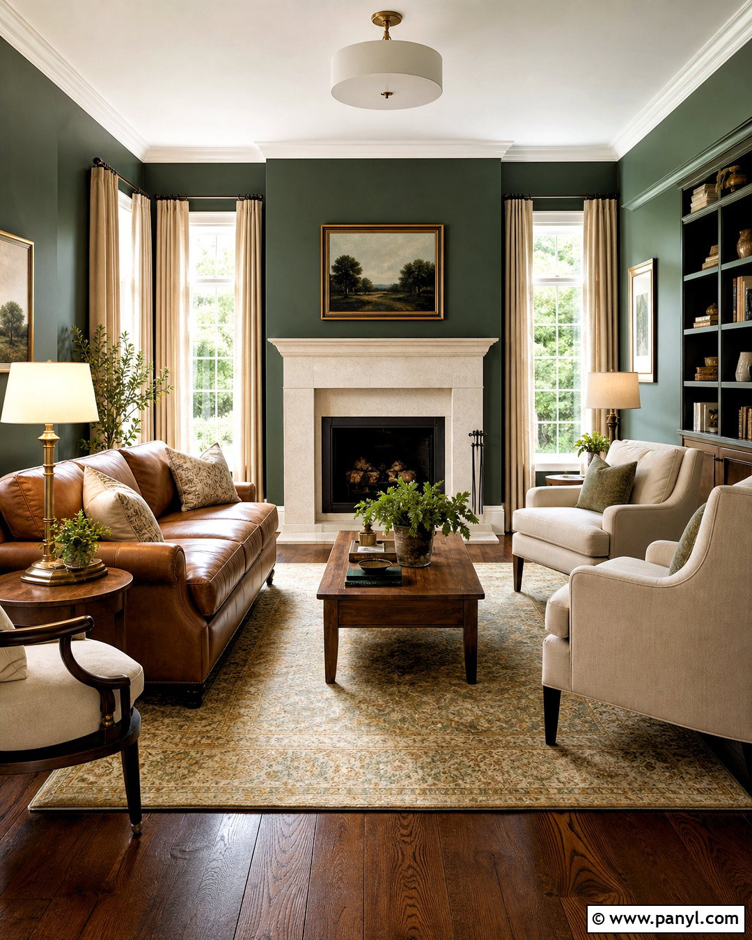 Forest Green Wall Paint - 20 dark wall paint colors