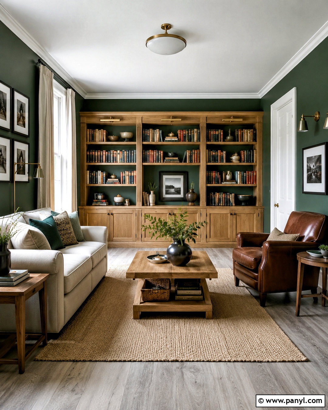 Forest Green Walls With Gray Floors - 20 Wall Paint With Gray Floors
