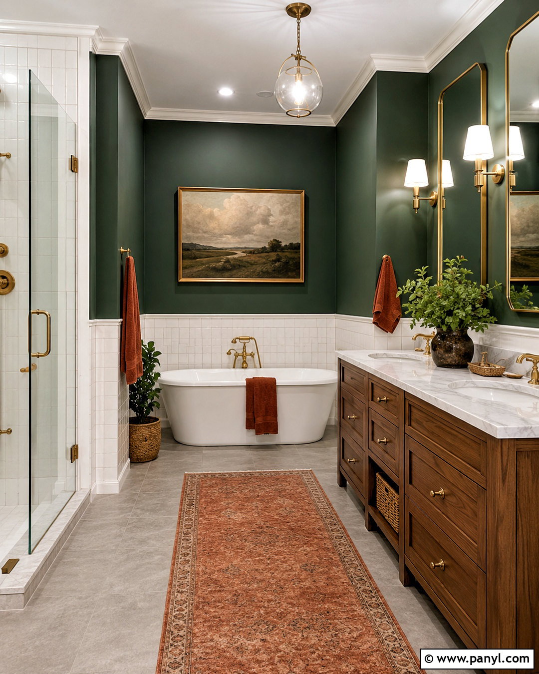 20 Orange and Green Bathroom Ideas for a Bold, Fresh Look