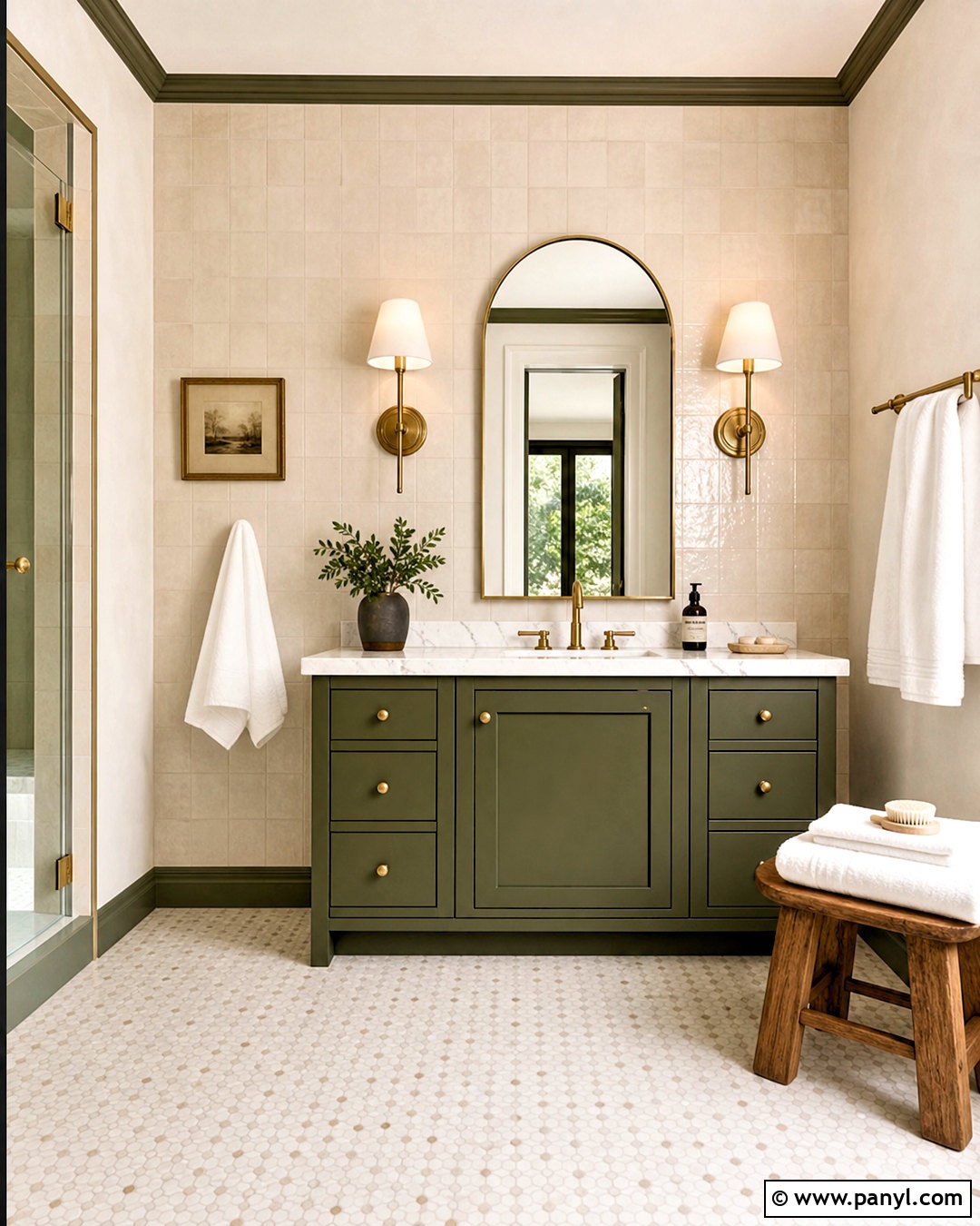 Forestwood SW Bathroom Vanity With Brass Hardware - 20 forestwood sw paint ideas