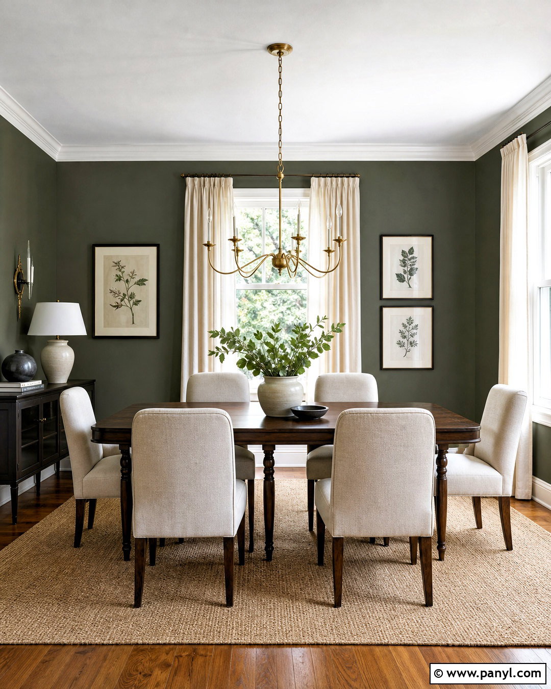 Forestwood SW Dining Room With Dark Wood - 20 forestwood sw paint ideas