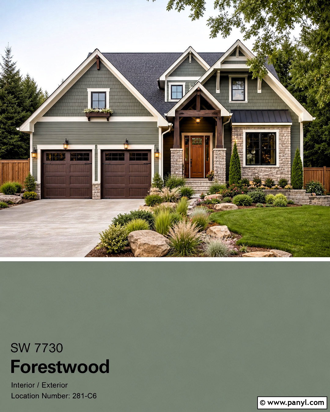 Forestwood SW Exterior With Stone Accents - 20 forestwood sw paint ideas