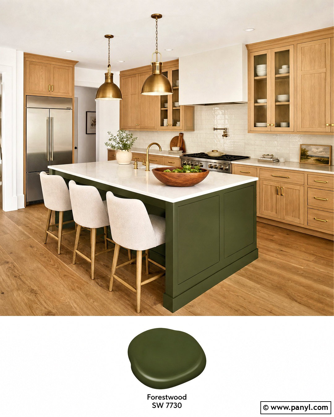 Forestwood SW Kitchen Island With Oak Cabinets - 20 forestwood sw paint ideas