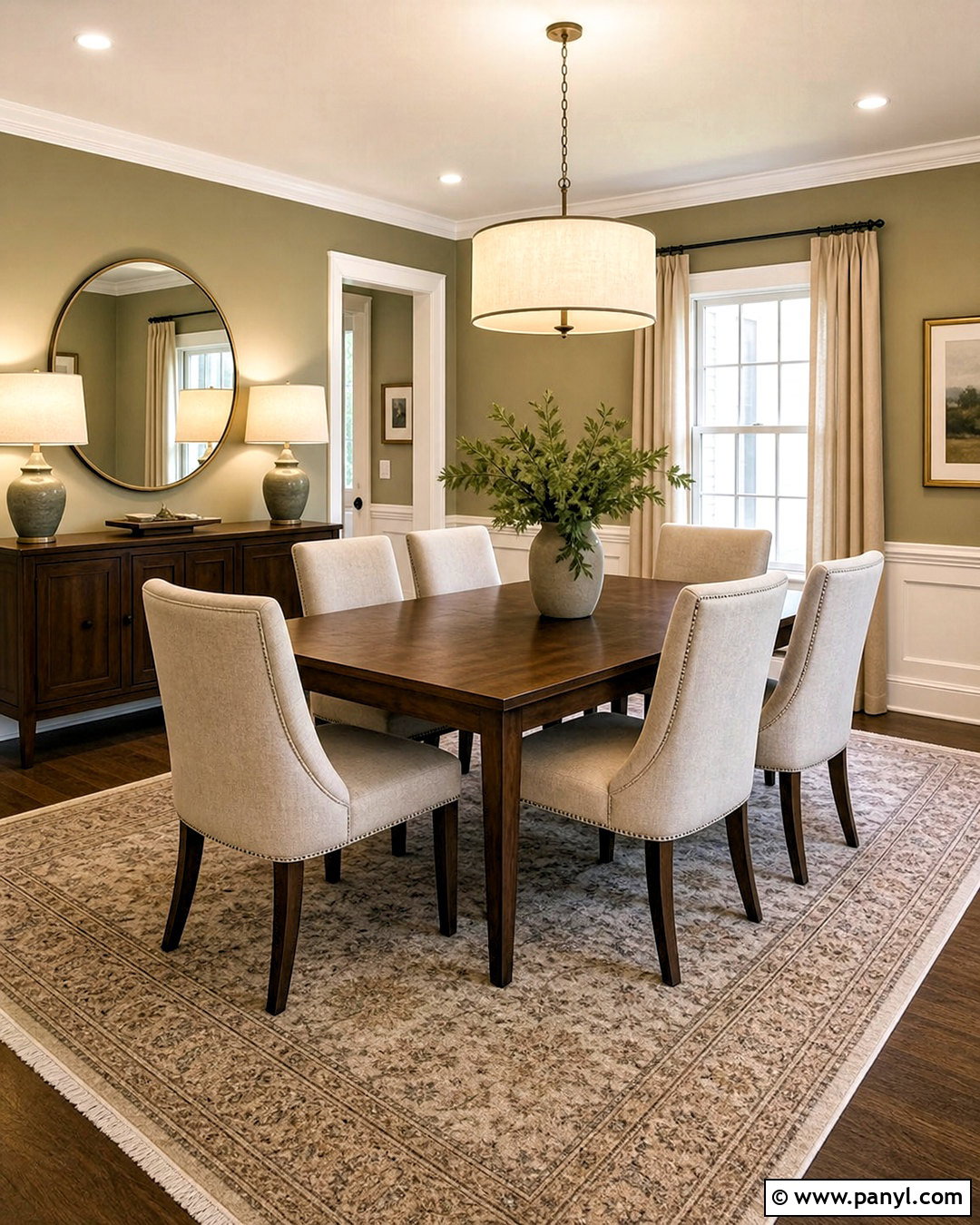 Formal Dining Room - 20 empty rooms interior ideas