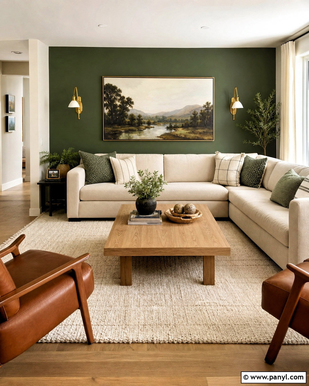 Foxhall Green Living Room Accent Wall - 20 foxhall green sherwin williams ideas