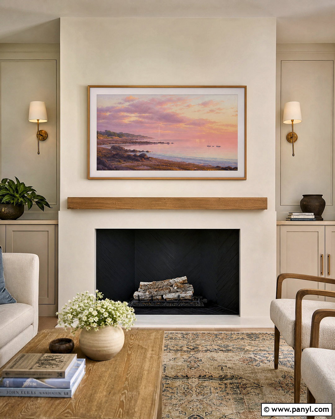 Frame TV Fireplace Wall - 20 fireplace wall ideas with tv ideas
