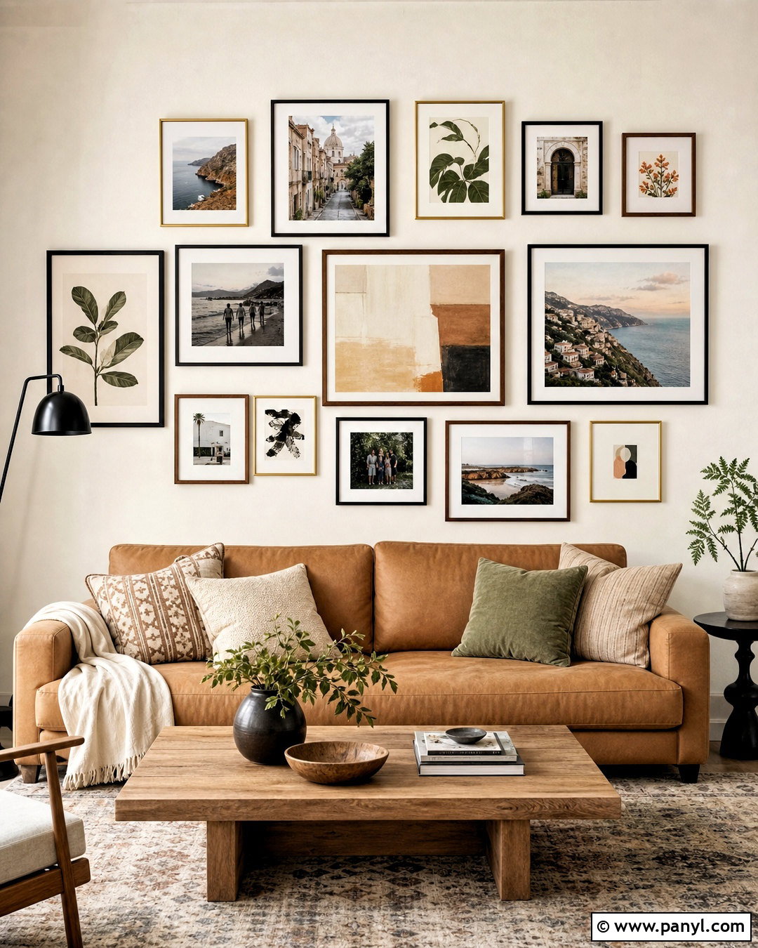 Framed Gallery Wall Collage - 20 aesthetic pictures for wall collage ideas