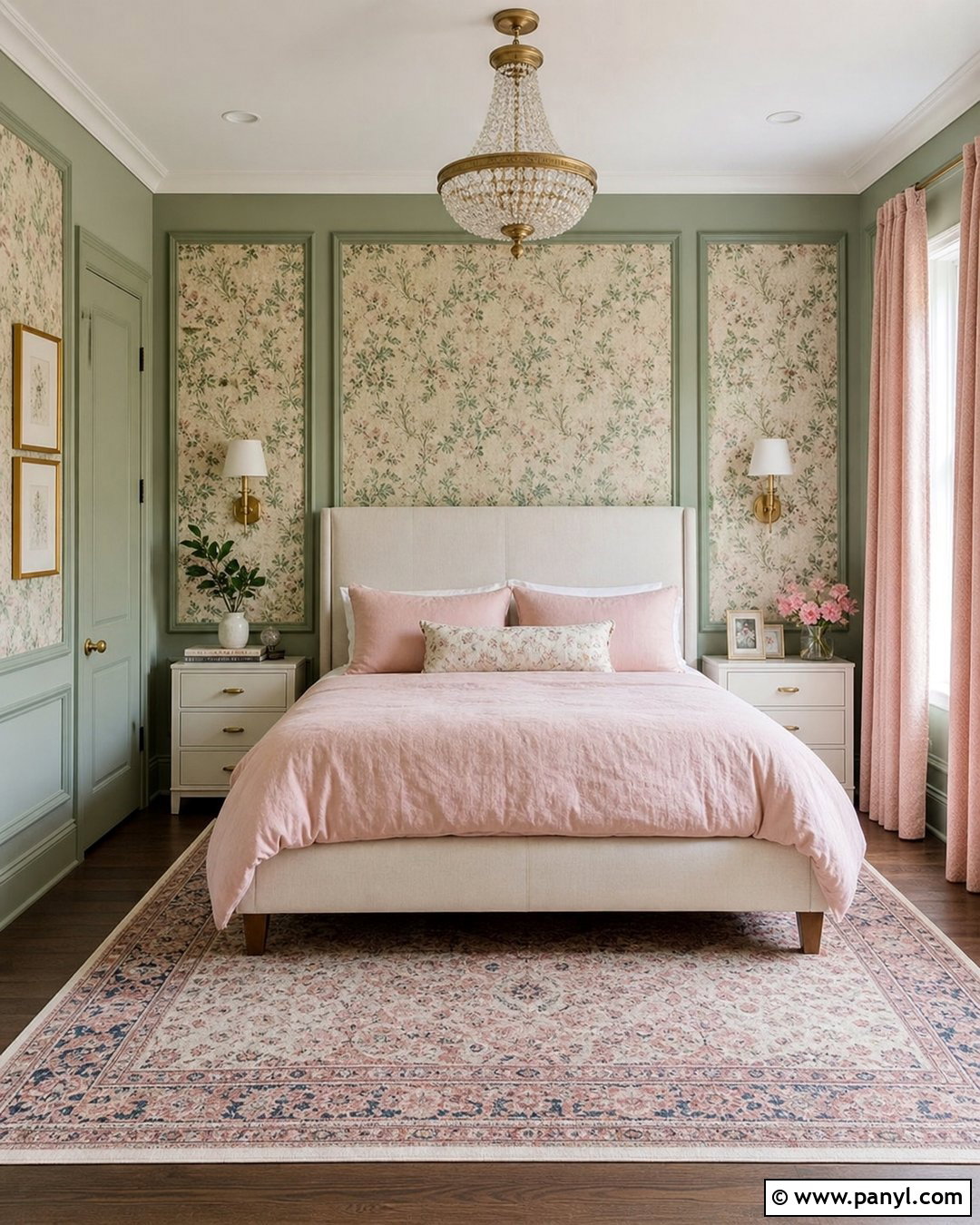 Framed Wallpaper Girls Room Accent Wall - 25 Accent Wall For Girls Room Ideas