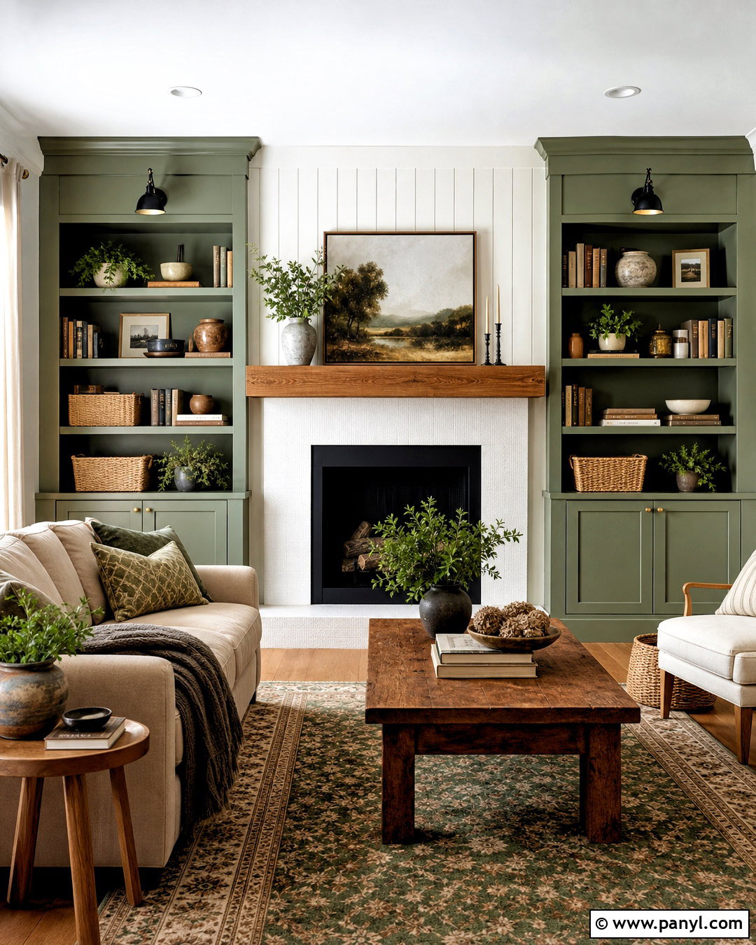 Freestanding Bookcase Fireplace Side Walls - 20 fireplace side wall ideas