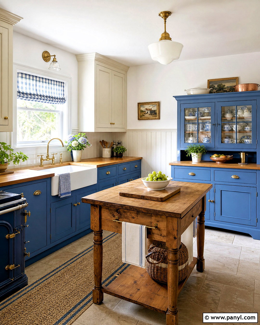 French Blue Cottage Kitchen - 20 french blue kitchen ideas