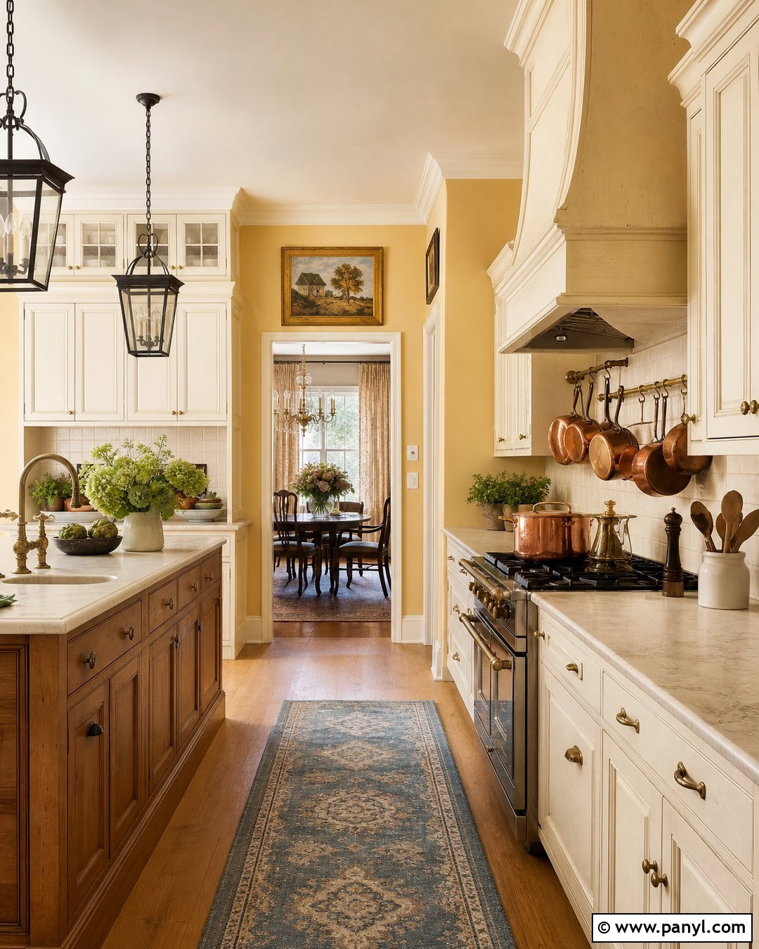 French Country Yellow Kitchen Walls - 45 Yellow Kitchen Walls